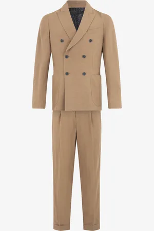 Roberto Cavalli Camel Man Suit - Male Suits & Blazers 46