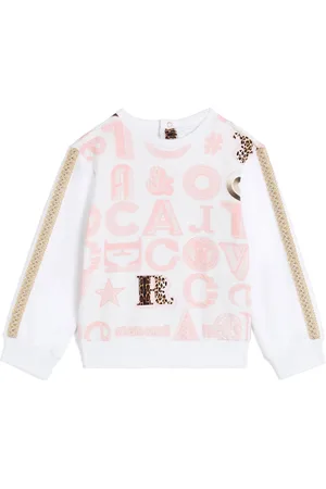 Roberto Cavalli Embroidered-sleeve Detail Sweatshirt - Sweatshirts 18m