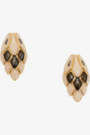 Roberto Cavalli Snake Clip-on Earrings - Female Fashion Jewelry Unica