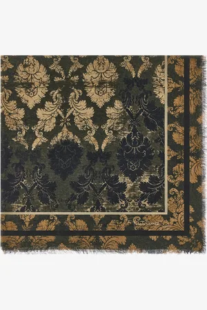 Roberto Cavalli Shawl With Brocade Print - Male Scarves & Silks Unica