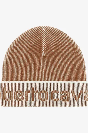 Roberto Cavalli Cotton And Wool Blend Beanie With Logo - Male Hats Unica