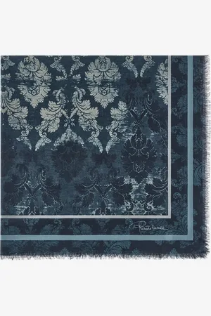 Roberto Cavalli Shawl With Brocade Print - Male Scarves & Silks Unica