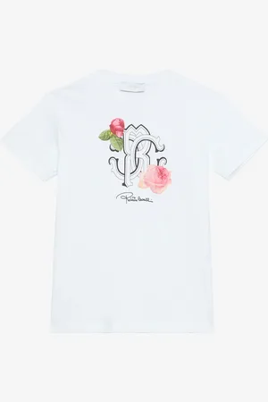 Roberto Cavalli T-shirt With Rc Monogram - Female 04a