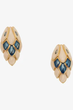 Roberto Cavalli Snake Clip-on Earrings - Female Fashion Jewelry Unica