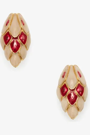 Roberto Cavalli Snake Clip-on Earrings - Female Fashion Jewelry Unica