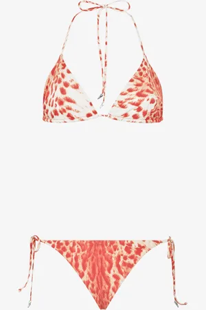 Roberto Cavalli Bikini With Jaguar Skin Print - Female Beachwear Xs