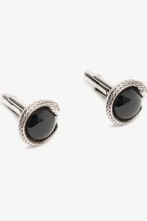 Roberto Cavalli Snake Cufflinks - Male Fashion Jewelry Unica