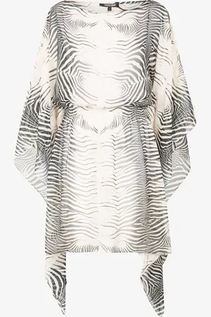 Roberto Cavalli Zebra-print Caftan - Female Beachwear M