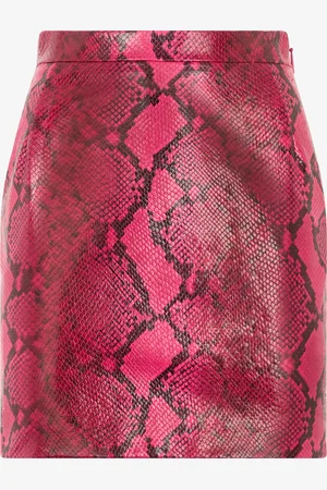 Roberto Cavalli Python-print Skirt - Female Skirts 38