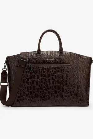 Roberto Cavalli Crocodile-print Bag With Shoulder Strap - Male Bags Unica