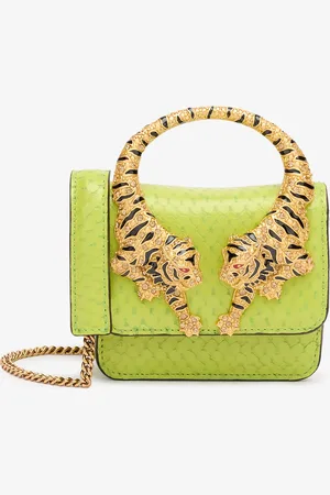 Roberto Cavalli Roar Bag With Bejeweled Tigers - Female Mini Bags Unica