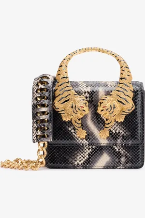 Roberto Cavalli Python-print Roar Bag - Female Shoulder Bags Unica