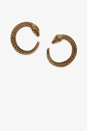 Roberto Cavalli Snake Earrings - Female Fashion Jewelry Unica