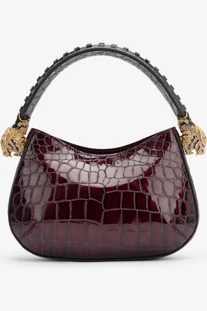 Roberto Cavalli Roar Bag With Crocodile Print - Female Unica