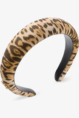 Roberto Cavalli Headband With Jaguar Skin Print - Female Accessories Unica