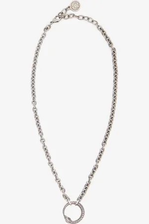 Roberto Cavalli Chain Necklace With Snake - Male Fashion Jewelry Unica