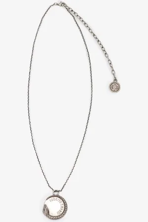 Roberto Cavalli Snake Necklace With Logo - Male Fashion Jewelry Unica