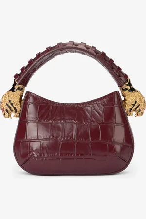 Roberto Cavalli Mini Roar Bag With Crocodile Print - Female Mini Bags Unica