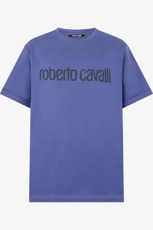 Roberto Cavalli T-shirt With Used Logo - Male T-shirts And Polos S