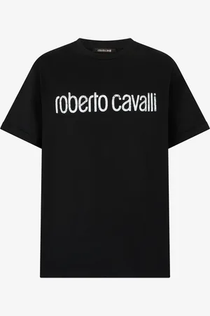 Roberto Cavalli T-shirt With Used Logo - Male T-shirts And Polos S