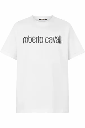Roberto Cavalli T-shirt With Used Logo - Male T-shirts And Polos S