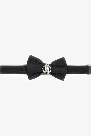 Roberto Cavalli Bow Tie With Rc Monogram - Male Accessories Unica