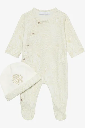 Roberto Cavalli Romper Suit And Hat Set - Ready To Wear 03m