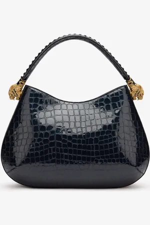 Roberto Cavalli Roar Bag With Crocodile Print - Female Top Handle Unica