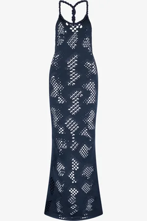 Roberto Cavalli Crochet Long Dress - Female Dresses Xs