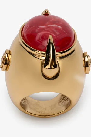 Roberto Cavalli Cocktail Ring With Fang And Gem - Female Fashion Jewelry 12