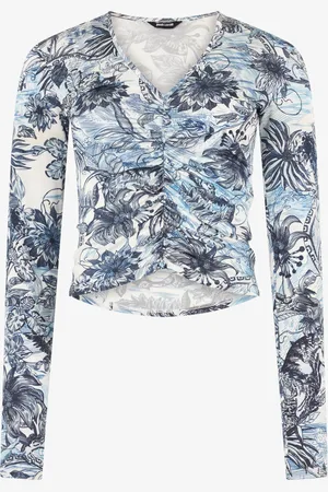 Roberto Cavalli Top With Jungle Print - Female Clothing 40