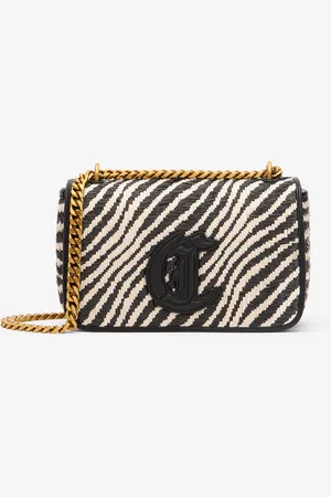 Roberto Cavalli Crossbody Bag With Tiger Skin Design - Female Bags Unica