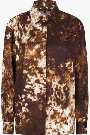 Roberto Cavalli Appaloosa Print Shirt - Female Ready To Wear 44