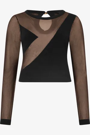 Roberto Cavalli See-through Top - Female Clothing S