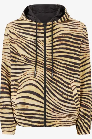 Roberto Cavalli Reversible Hooded Sweatshirt - Male Coats & Jackets 48