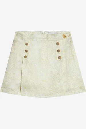 Roberto Cavalli Skirt With Cheetahs And Cheetah Skin - Female Ready To Wear 04a
