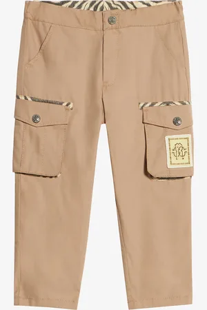 Roberto Cavalli Pants With Branded Patch - Male Ready To Wear 06m