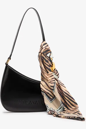 Roberto Cavalli Asymmetric Bag With Scarf - Female Bags Unica