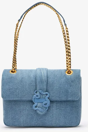 Roberto Cavalli Denim Crossbody Bag - Female Bags Unica