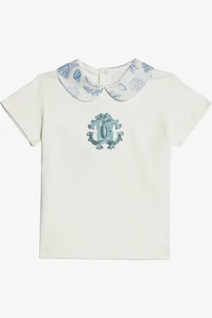 Roberto Cavalli T-shirt With Sequin Rc Monogram - Female Ready To Wear 09m
