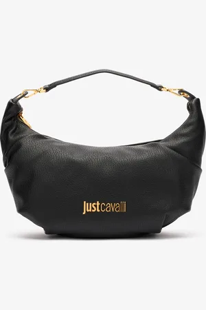 Roberto Cavalli Soft Hobo Bag With Logo - Female Bags Unica