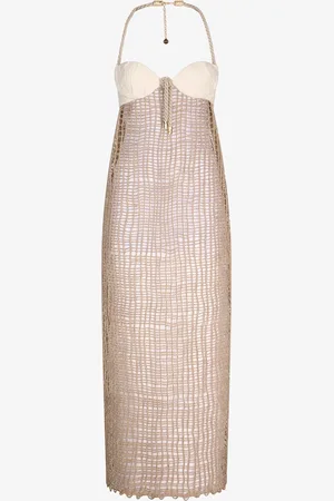 Roberto Cavalli Crochet Detail Long Dress - Female Dresses 40