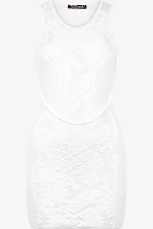 Roberto Cavalli Dress With Wall Print - Female Dresses Xs