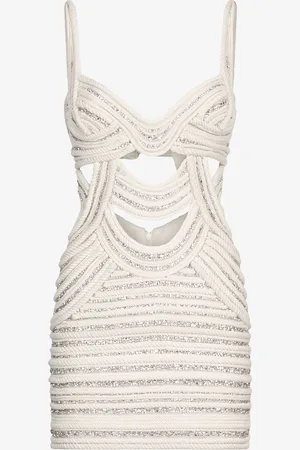 Roberto Cavalli Wall Print Short Dress - Female Dresses 40