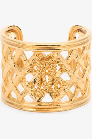 Roberto Cavalli Rc Monogram Cuff Bracelet - Female Fashion Jewelry Unica