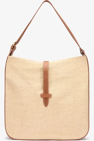Roberto Cavalli Large Raffia-effect Shoulder Bag - Female Shoulder Bags Unica