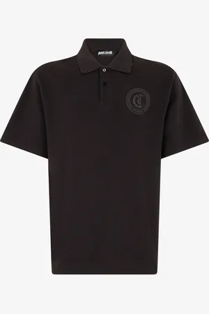 Roberto Cavalli Polo With Jc Monogram Embroidery - Male L