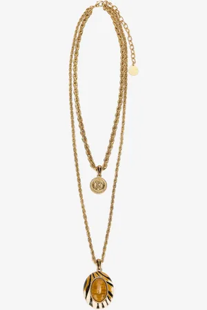 Roberto Cavalli Ray Of Double Pendant Necklace - Female Fashion Jewelry Unica