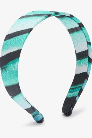 Roberto Cavalli Ray Of Sea Print Headband - Female Hats & Gloves Unica