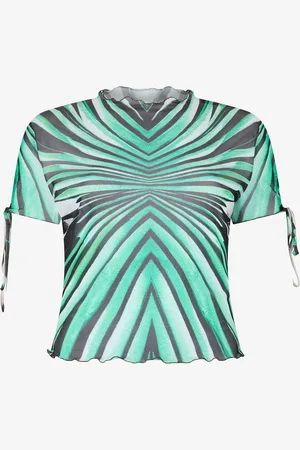 Roberto Cavalli Ray Of Sea Print Top - Female Blouses & Tops 38